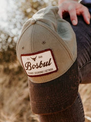 Bosbul Cap 2 Tone Olive/brown Dtf Badge