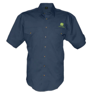 John Deere Mens Shirt Dark Blue