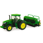 7215R WITH GRAIN DRILL 1:64 JOHN DEERE
