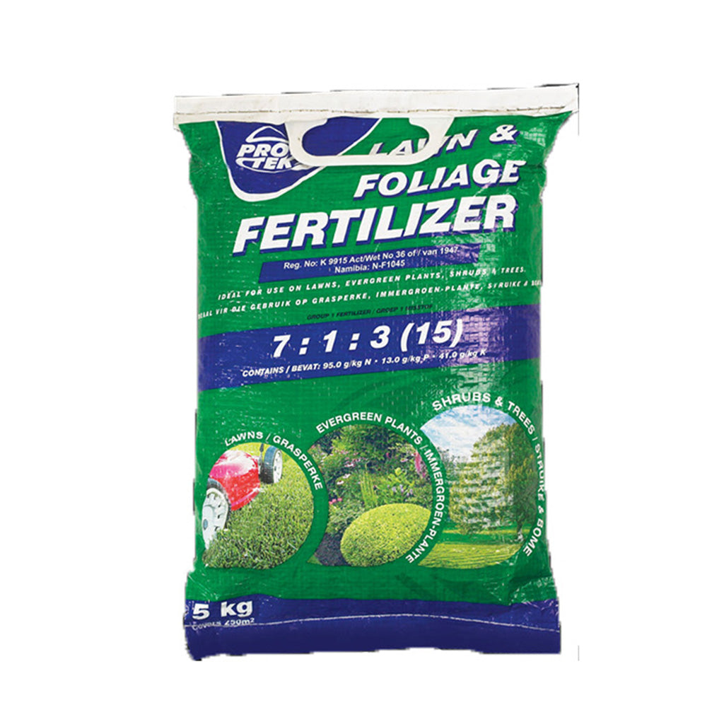 Protek Fert Lawn & Foliage 7:1:3 15% 5kg