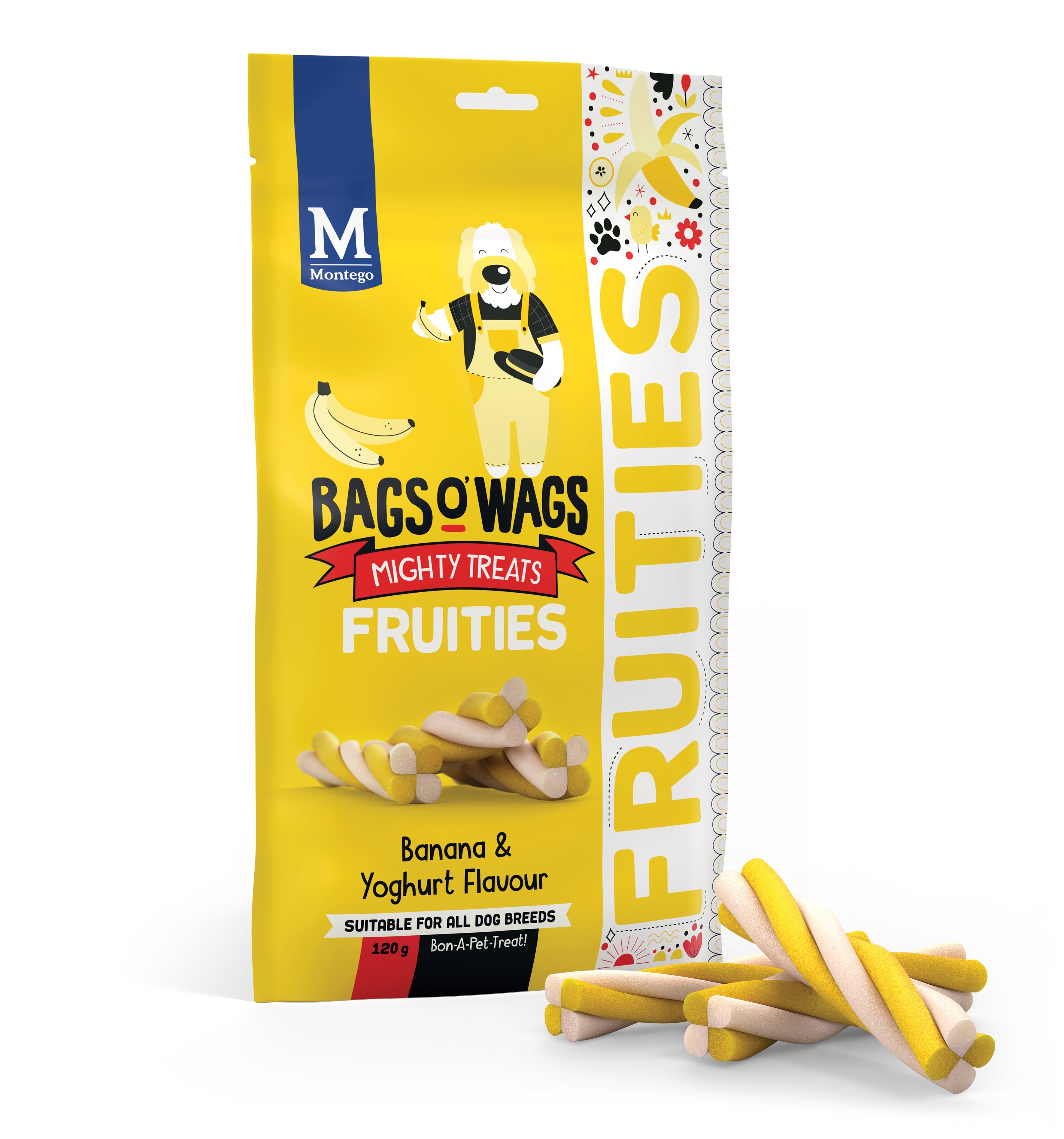 Montego Bags O Wags Banana & Yogurt 120g