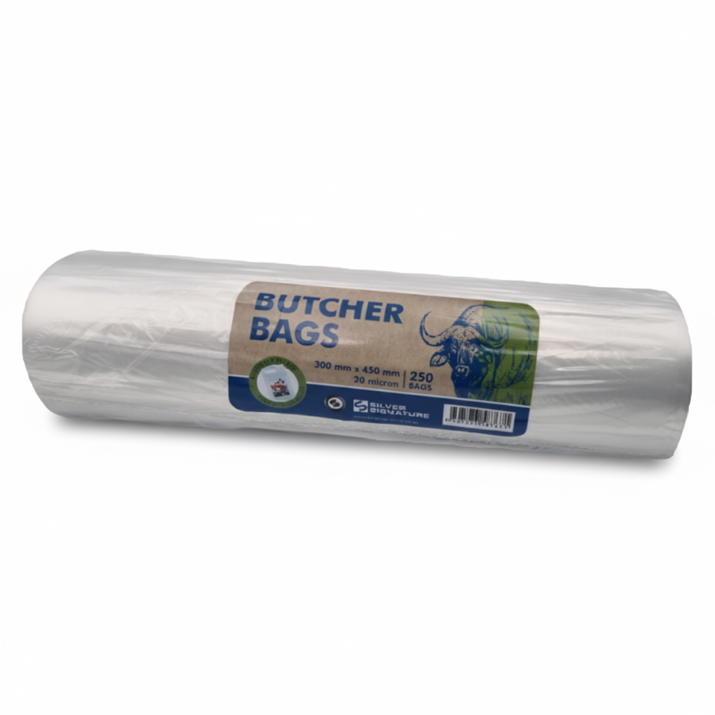 Silver Sig Butcher Bags 300mm x 450mm Roll