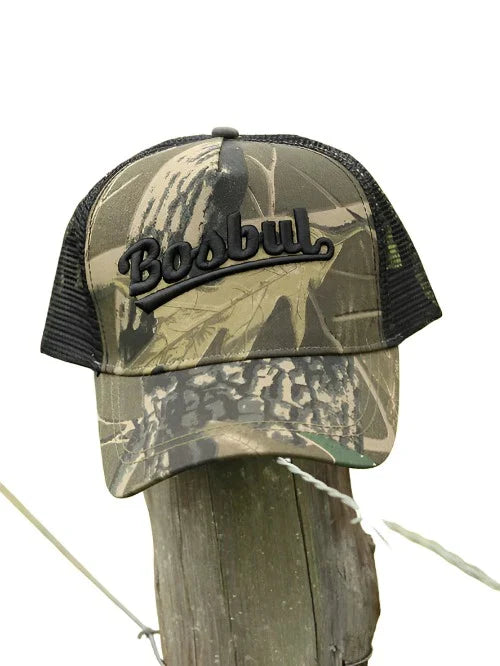 CAMO THORN BLACK 3D BOSBUL TRUCKER