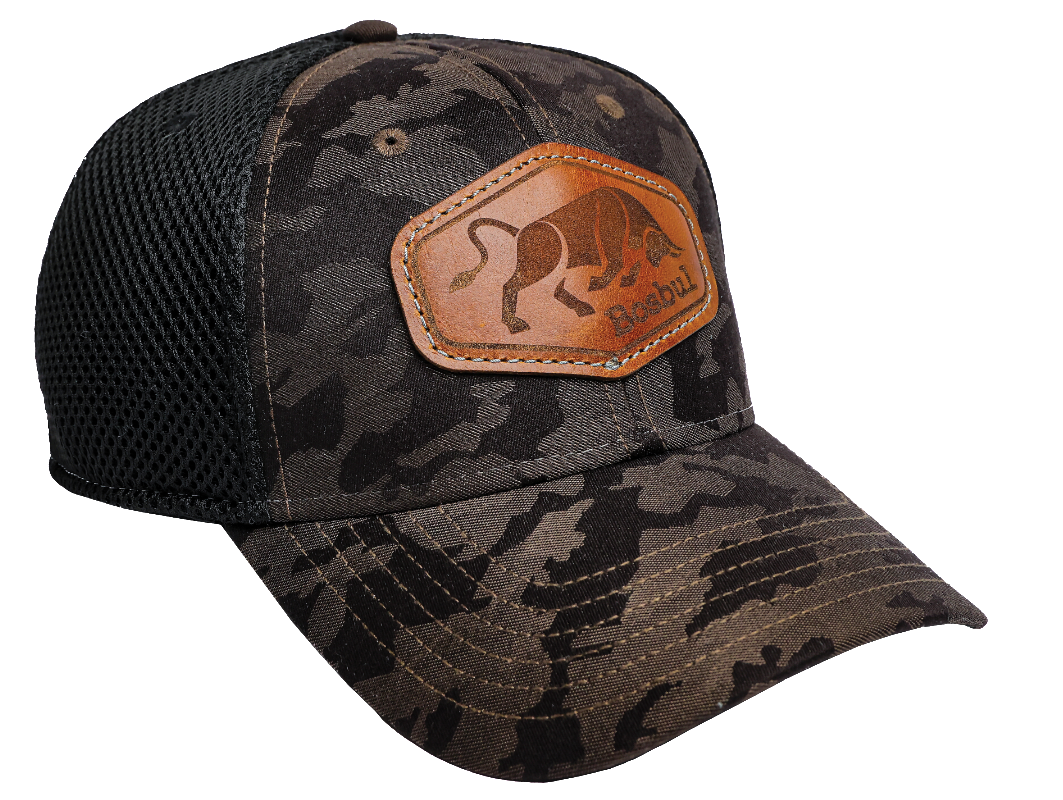Bosbul Brown/grey Camo Leather Patch Topflex Bo