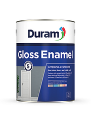 Duram Enamel Gloss 5L White (c.p)