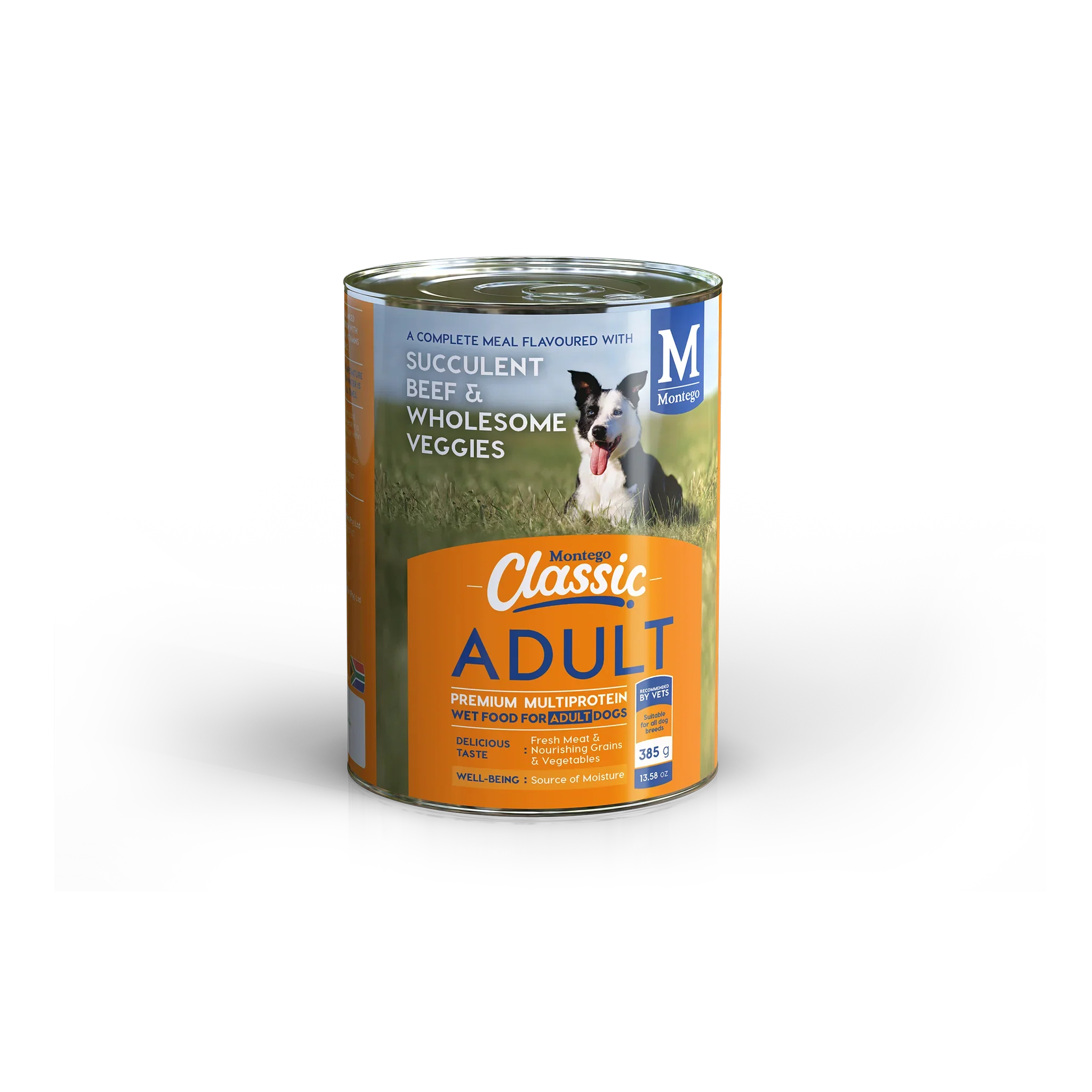 DOG FOOD WET 385G ADULT BEEF MONTEGO