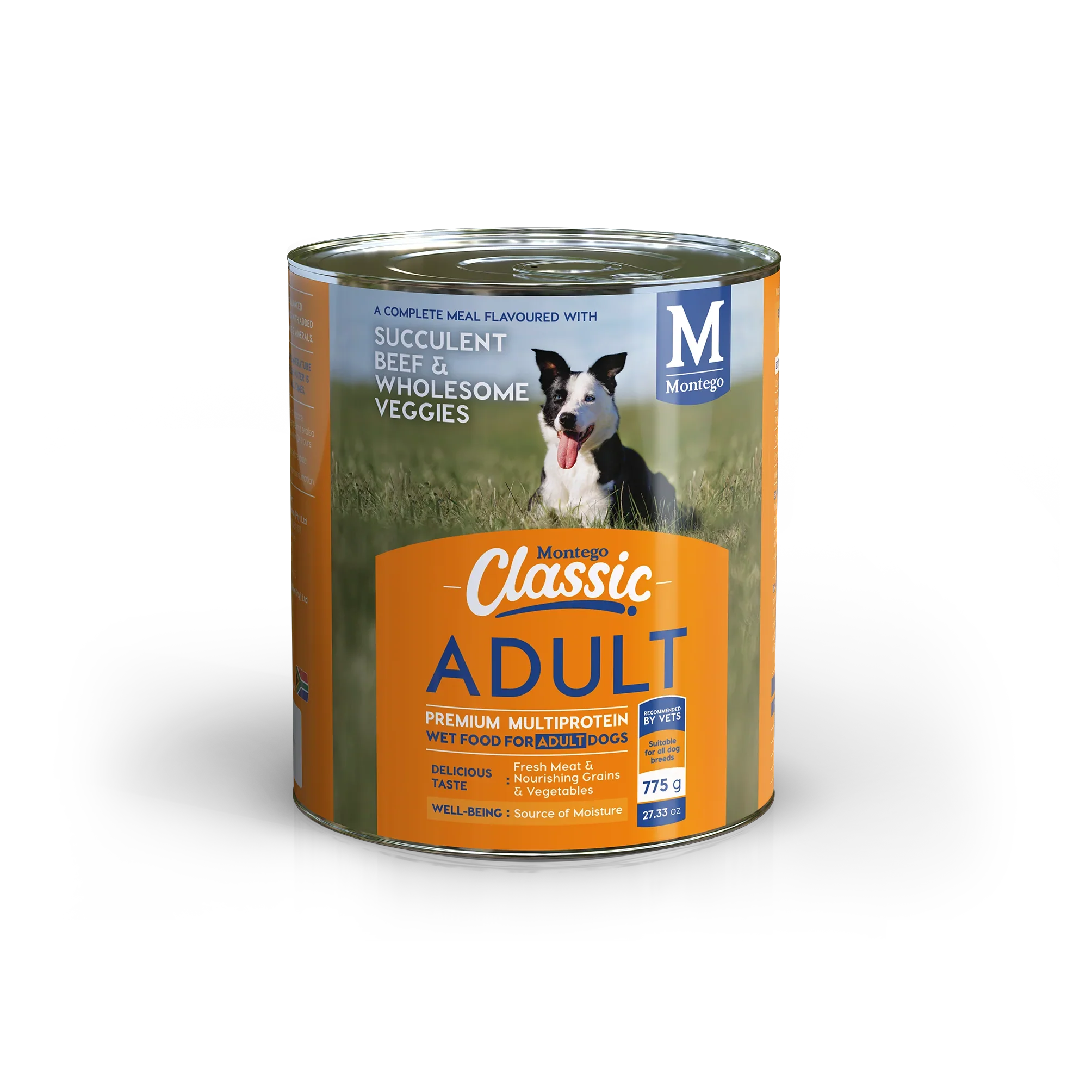 DOG FOOD WET 775G ADULT BEEF MONTEGO