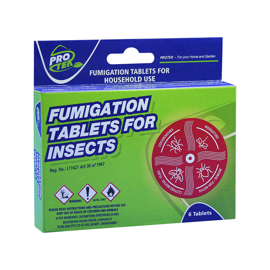 Protek Fumigation Tablets for Insects (6 Tabs)