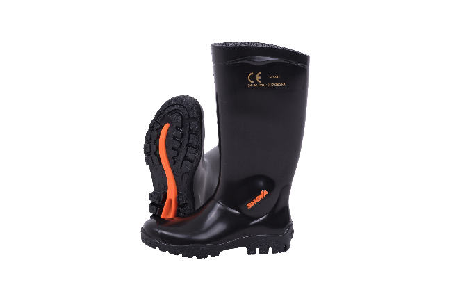 Vulcan Gumboot Shova Black 6 Neptun