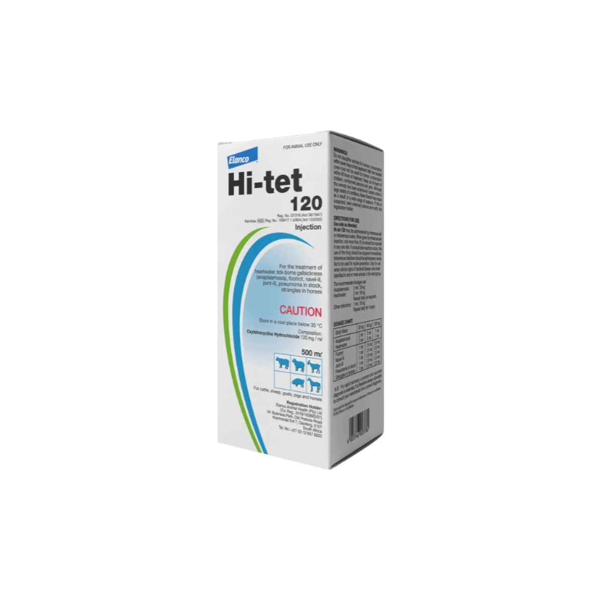 Hitet 120 INJ 500ml Elanco