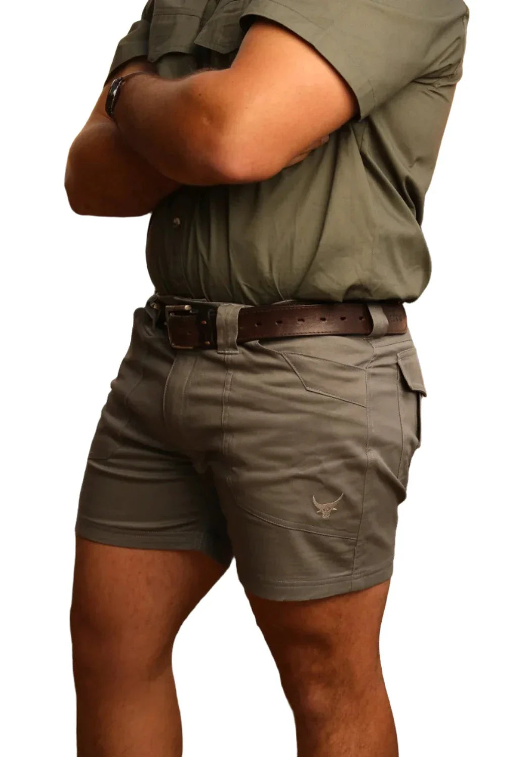 Bosbul Shorts Gray Stretch 40