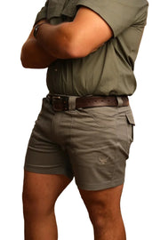 Bosbul Shorts Gray Stretch 34