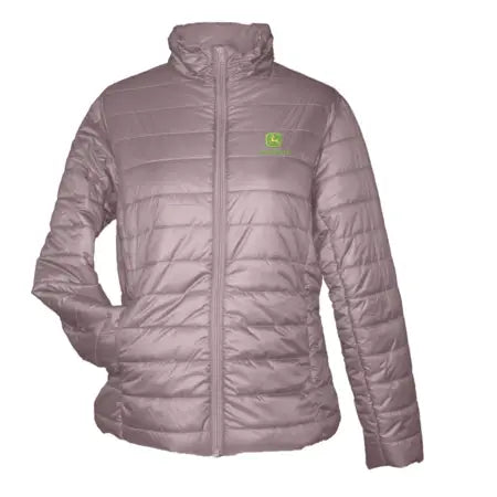 LADIES PUFFER JACKET DUSTY PINK 12 JD