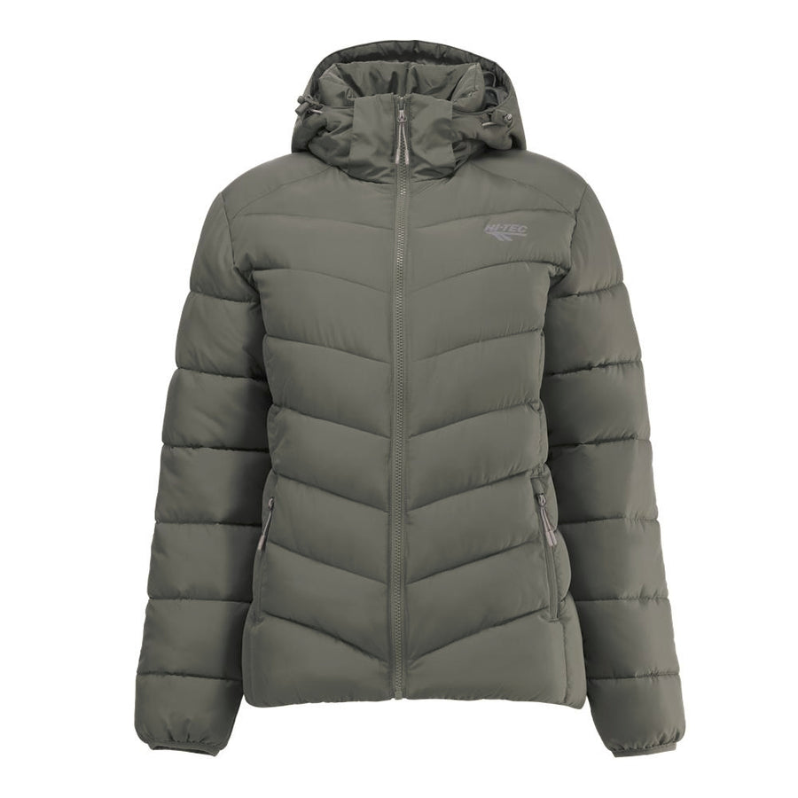 Hi-Tec Lily Puffer Jacket Mulled Basil
