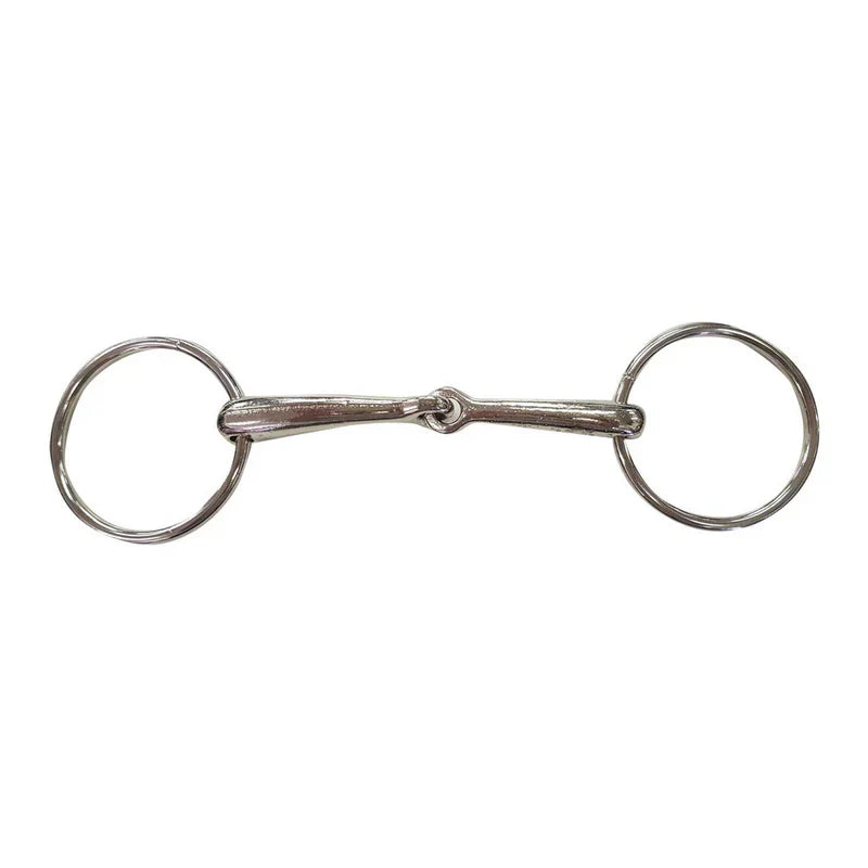 Solo Snaffle Nickel Plated Loose Ring