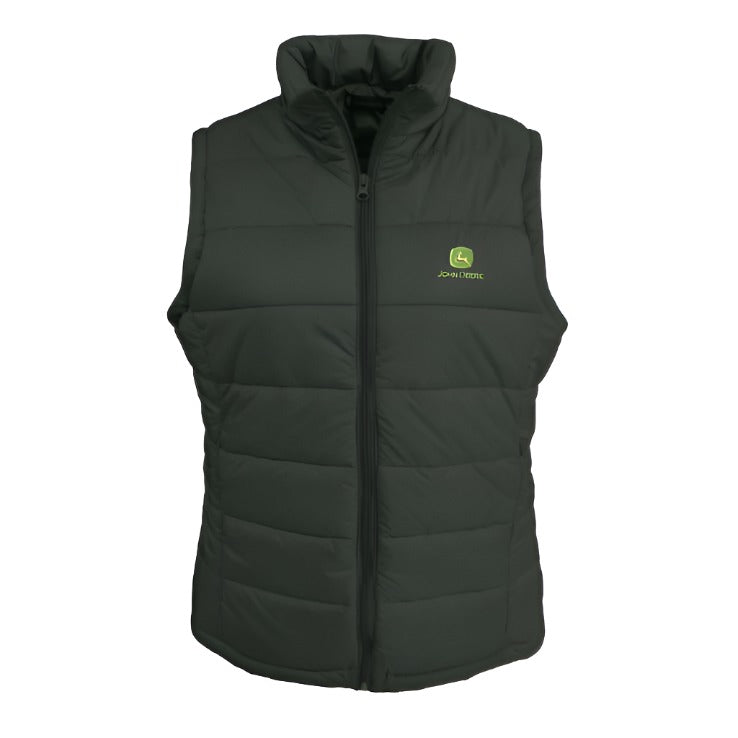 John Deere Mens Body Warmer Olive L John D