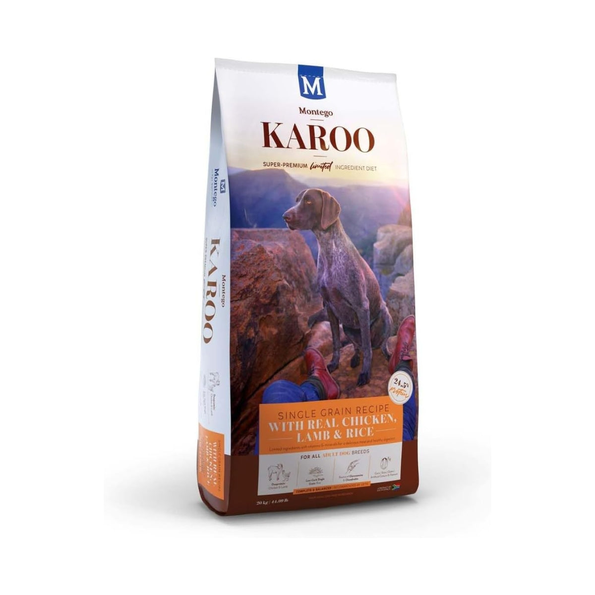 DOG FOOD ADULT CHIC/LAMB 8KG KAROO