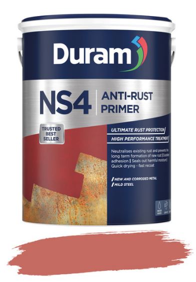 Duram NS4 Metal Primer 5L Red Oxide