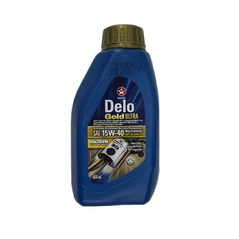 OIL DELO GOLD ULT SAE 15W40 500ML CALTEX