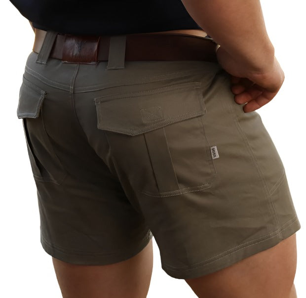 Bosbul Shorts Olive/green Stretch 42