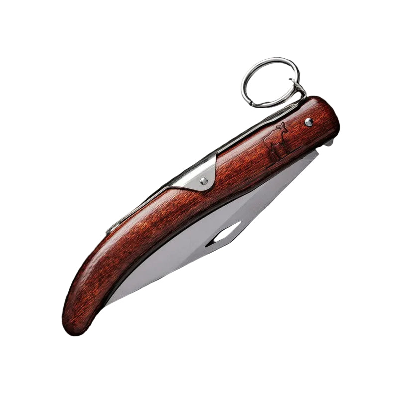 Okapi Lock 907E Knife Wood Veneer