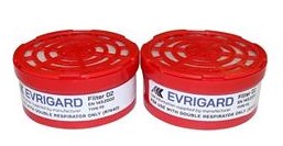 MASK FILTER CARTR DUST P2 2PK MATSAFE