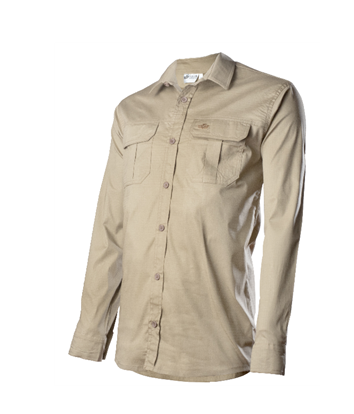 Vulcan Shirt L/s Ripstop Stretch Stone XL Vulca