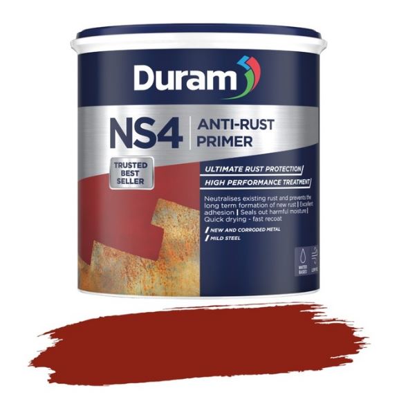 Duram NS4 Metal Primer 1L Red Oxide