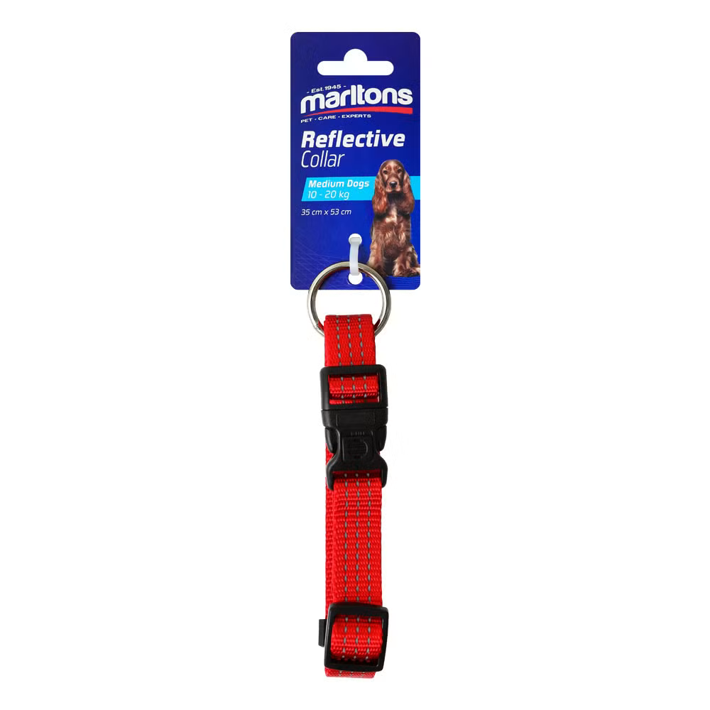 Collar Reflective 20mm 40-55mm - Red