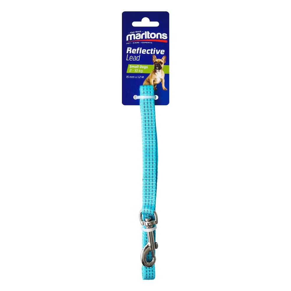Marltons Lead Reflective 20mm - Blue