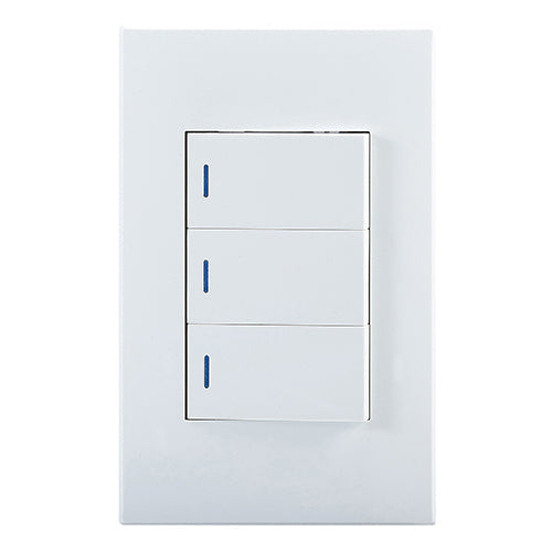 DC - SWITCH LIGHT 3 L 1W WHT HORIZON