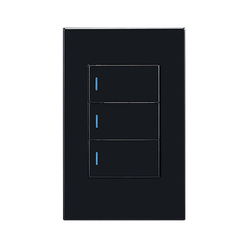 DC - SWITCH LIGHT 3 L 1W BLK HORIZON