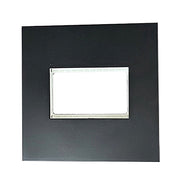 DC - SWITCH SOCKET GRID SNGL BLK HORIZON