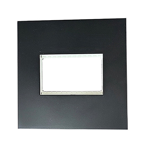 DC - SWITCH SOCKET GRID SNGL BLK HORIZON