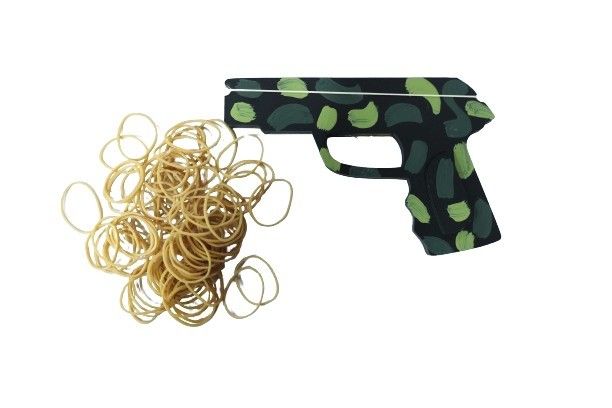Rekkie Roer Camo Wooden Pistol Green
