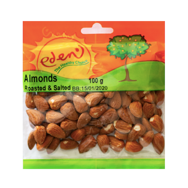 Eden Almonds R&s 100g