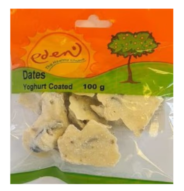 Eden Dates Yogurt Coated 100g