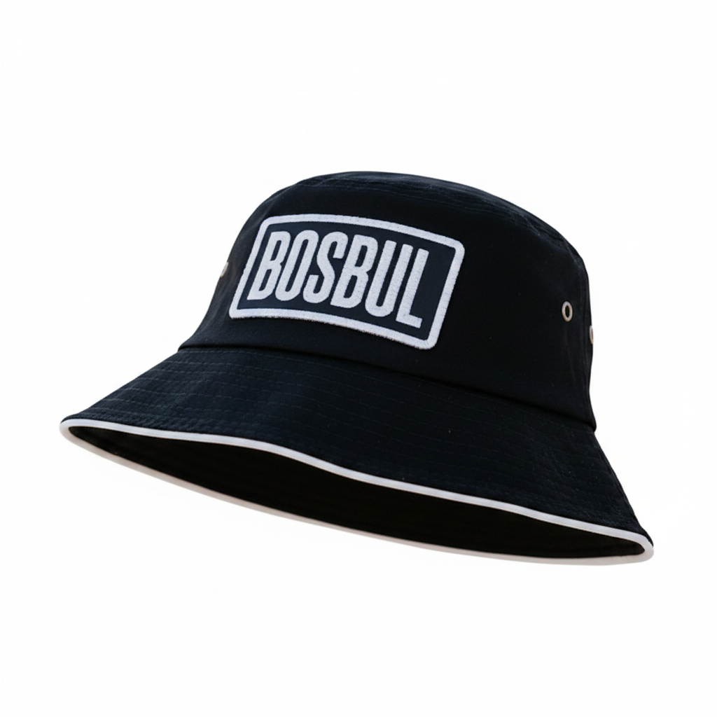 Bosbul Cap Black/White Bucket Hat