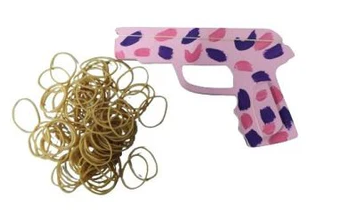 Rekkie Roer Camo Wooden Pistol Pink