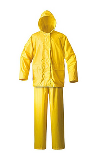 RAINSUIT RUBBERISED YELLOW S PIONEER