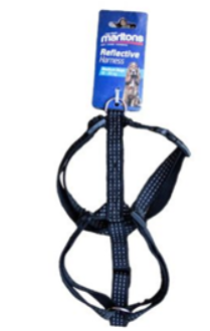 Marltons Harness Reflective 15mm - Black