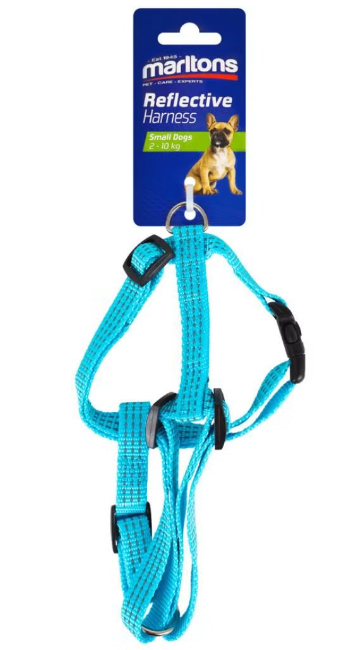 Marltons Harness Reflective 20mm - Blue