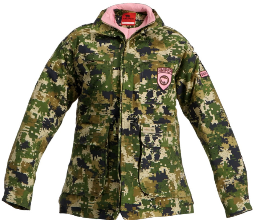 Sniper Ladies Parka Jacket Pixelate 34