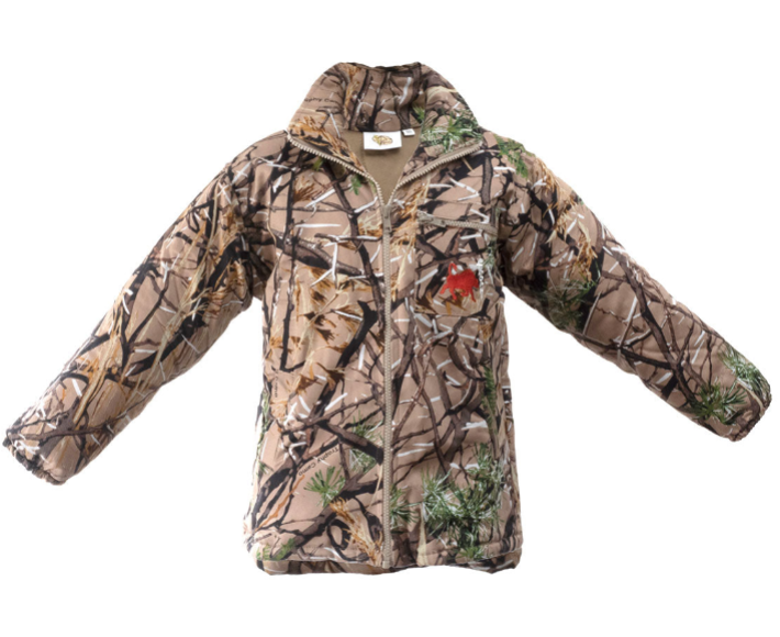 Vulcan Trophy Parka Kids Camo 7-8 Yrs
