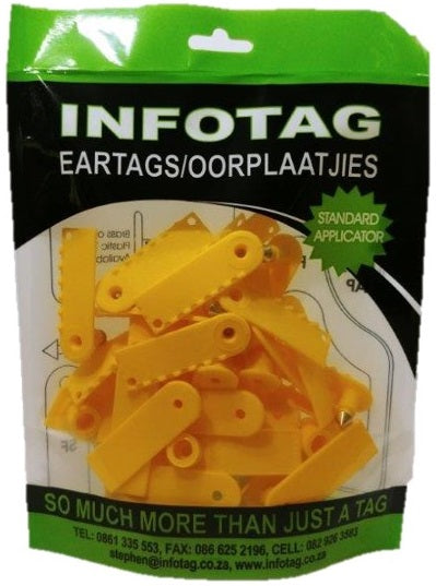 Antrovet Ear Tag Yellow Sheep 20's