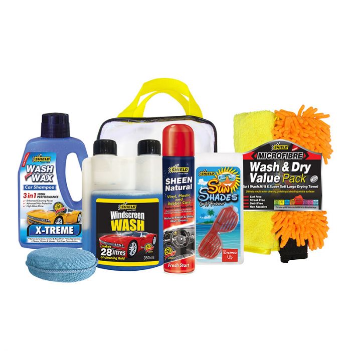 Wash N Shine Kit 6PC Shield
