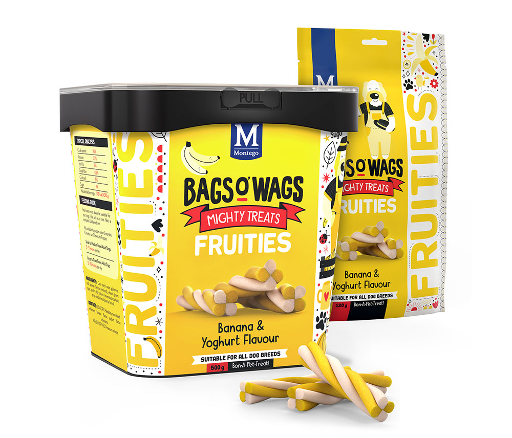 Montego Bags O Wags Banana & Yogurt 500g
