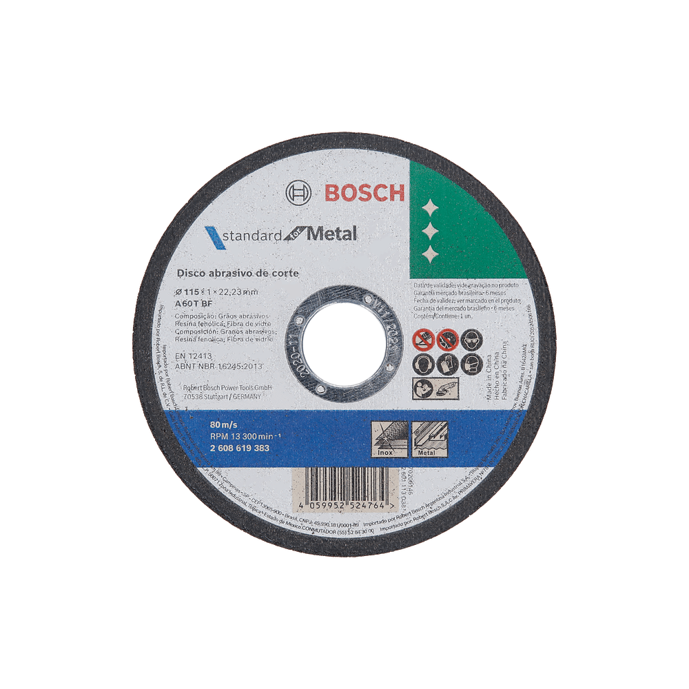Bosch Cutting  Disc Metal A60 T BF 115 x 22X10