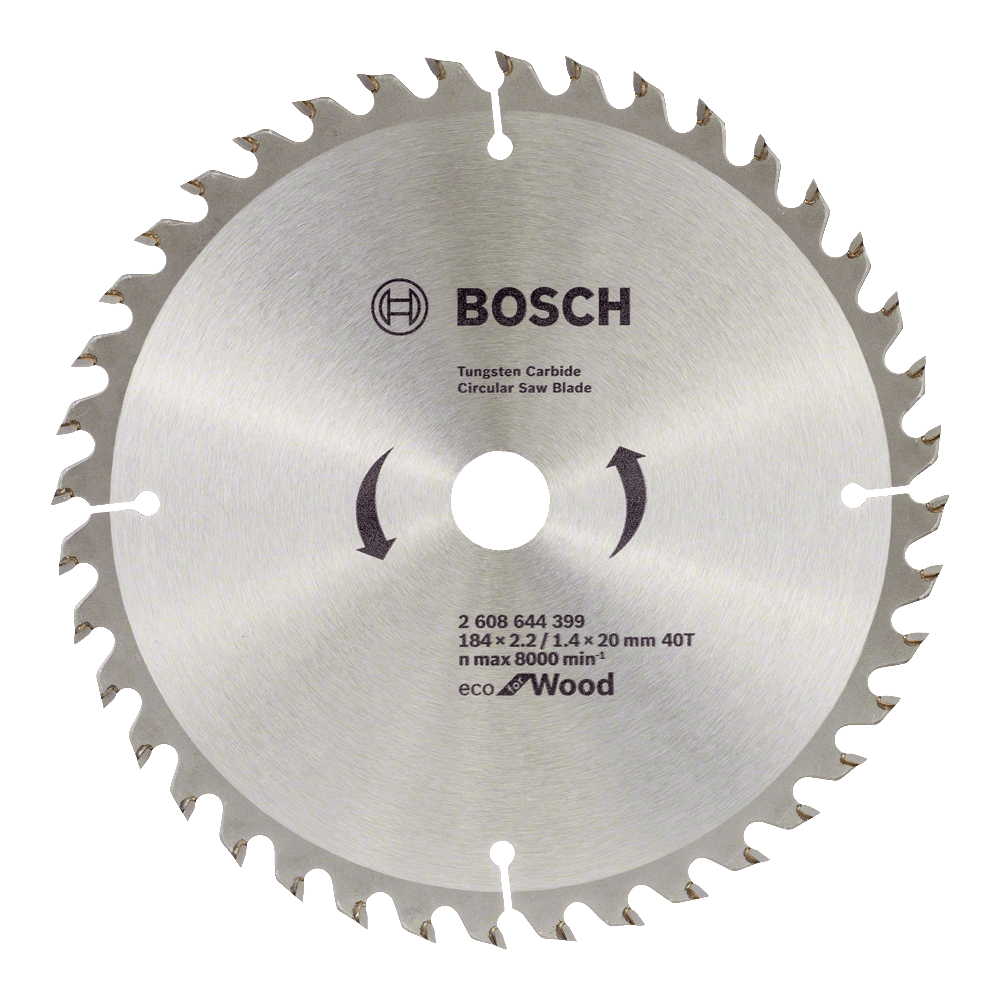 Bosch SAW Blade Eco Wood 184 x 20x22/1.4mm 40