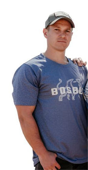 Bosbul T-shirt Denim Melange Bull M